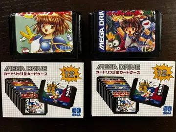 메가 드라이브 카트리지형 카드 케이스 뿌요뿌요, 뿌요뿌요 통 2개 세트