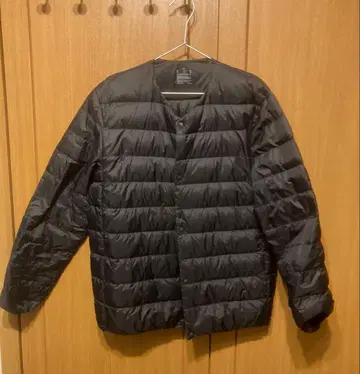 무인양품 노카라 다운 다크 네이비 XL