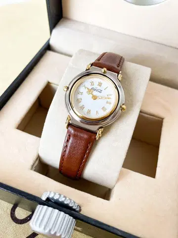 코카콜라 시계 쿼츠 빈티지 레어 여성용 90s 미사용