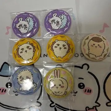 치이카와 자수 캔뱃지 7개 세트