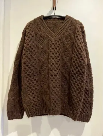 [ 새상품급 ] 빈티지 아란 니트 / 피셔맨 니트