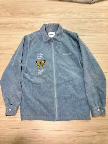 Butter 나비 자수 그레이 자켓 M