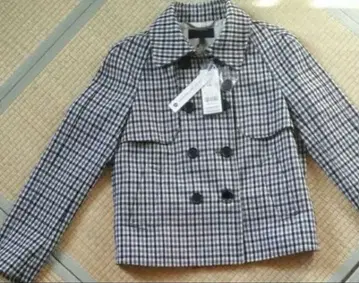 온워드 카시야마 [ ICB ] 체크 무늬 더블 브레스트 자켓