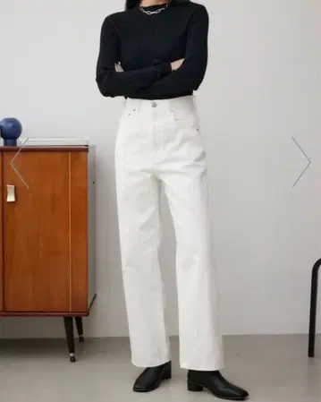 [ AZULbymoussy ] 하이웨스트 와이드 데님