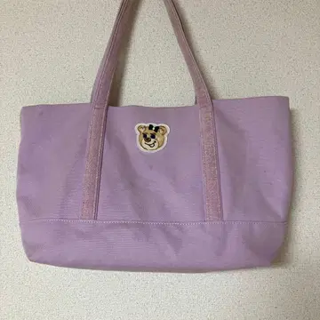 올드 테디 걸 와펜 토트백 페일 퍼플 대 FEILER