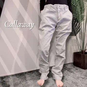 Callaway 하운드투스 패턴 가을/겨울 골프 팬츠 슬랙스