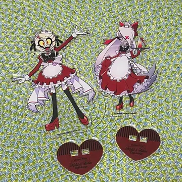 해즈빈 호텔 아크릴 스탠드 찰리 바기 애니메이트 콜라보 카페