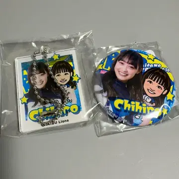 사이타마 세이부 라이온즈 아크릴 키링 캔뱃지 chihiro