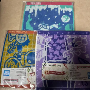 Mrs. GREEN APPLE 제일복권 G상 자카드 타월 3장 세트