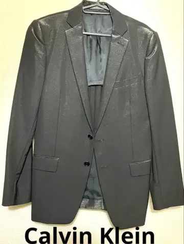 캘빈 클라인 광택 자켓 블랙