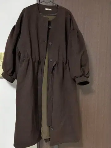 mystic 허리 셔링 코트