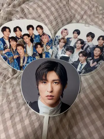 SnowMan 메구로 렌 부채 집합 부채