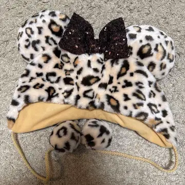 디즈니 레오파드 무늬 팬캡