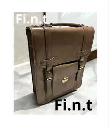 사첼백 Fi.n.t 브라운 가죽 느낌 클래식 출퇴근 통학