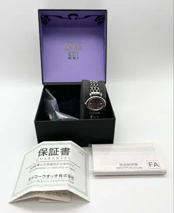 ANNA SUI 안나수이 손목시계 버터플라이 나비 퍼플 쿼츠