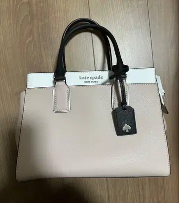 kate spade 베이지 화이트 핸드백