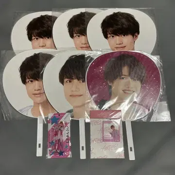 오니시 후우가 부채 아크릴 스탠드 아크릴 키링 세트