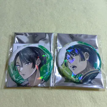 홀로그램 캔뱃지 2종 카스미류카츠 데드 어카운트 로프트
