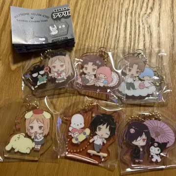 나츠메 우인장 x 산리오 캐릭터즈 콜라보 아크릴 키링 2