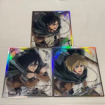 진격의 거인 Attack on memory 오로라 클리어 색지 세트