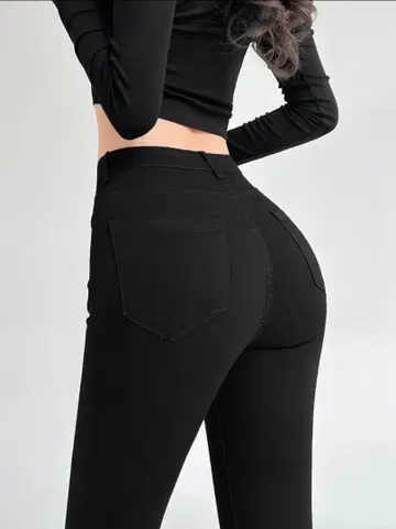 새상품 여성용 하이웨스트 청바지 26