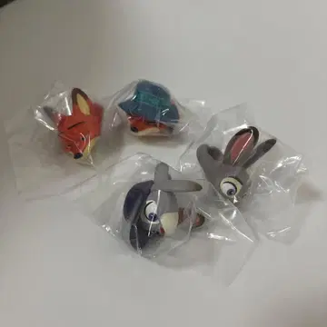 주토피아 패션 반지 4개 세트