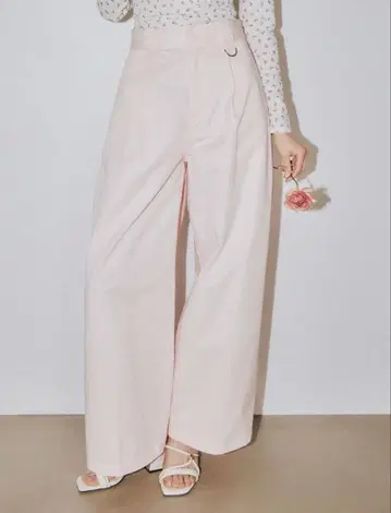 DickiesxLILYBROWN 스티치 워크 턱 배기 팬츠