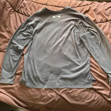 PVOT 오버사이즈 롱 슬리브 티셔츠 그레이