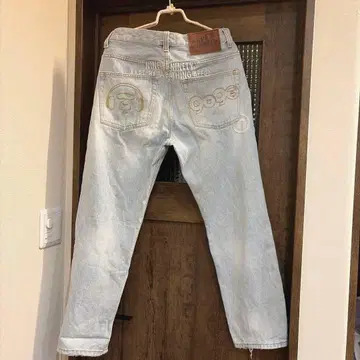 AAPE 9090 데미지 데님 콜라보 가격 인하 중 s 사이즈