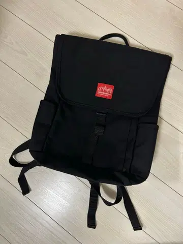 맨해튼 포티지 나일론 백팩 블랙
