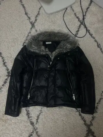 퍼 다운 자켓 y2k archive 짧은 기장