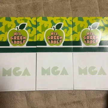 Mrs. GREEN APPLE 제일복권 H상 입체 메모 3세트
