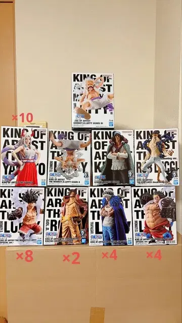 원피스 KING OF ARTIST 피규어 세트