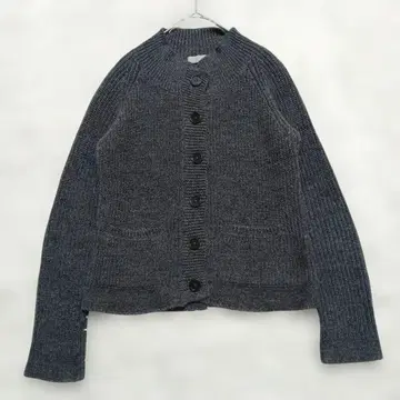 MARGARET HOWELL 그레이 가디건 울 린넨 일본제