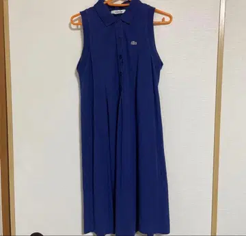 LACOSTE 라코스테 슬리브리스 폴로 원피스
