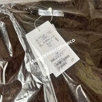 새상품 폭스 캐시미어 블렌드 크루넥 니트 풀오버 브라운