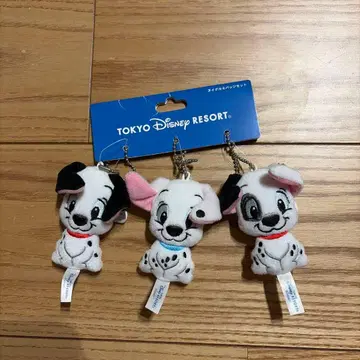 도쿄 디즈니 리조트 101마리 강아지 키링 3개 세트