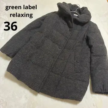 그린 라벨 릴랙싱 다운 자켓 페더 다크 그레이 36