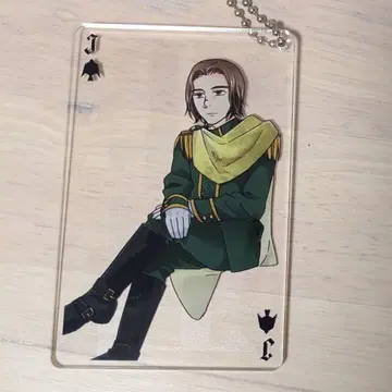 청춘 철도 종이 끝 국가 체전 극장 카드놀이 아크릴 키링 호쿠리쿠 신칸센