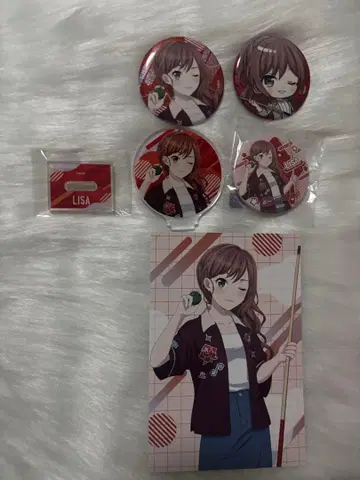 BanG Dream! 뱅드림 라운드원 캔뱃지 이마이 리사