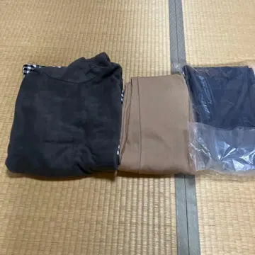 미사용 플리스풍 상의와 슬랙스