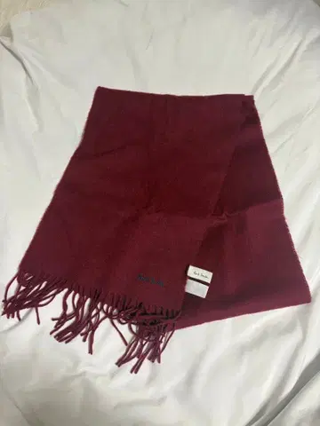 폴 스미스 버건디 머플러