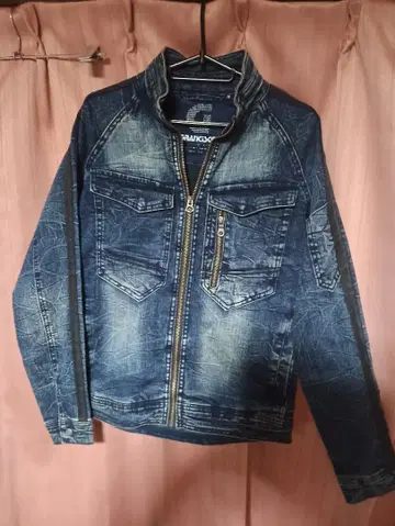 GRANCISCO 그랑시스코 다크 블루 스트레치 데님 워크 의류