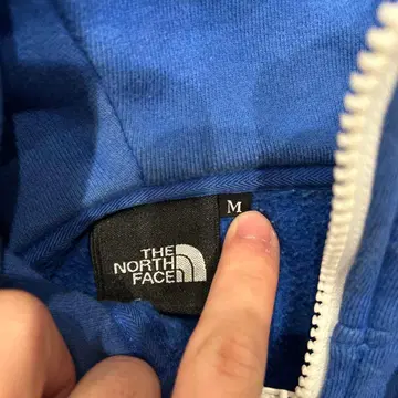 THE NORTH FACE M 사이즈 집업 후드티 파랑