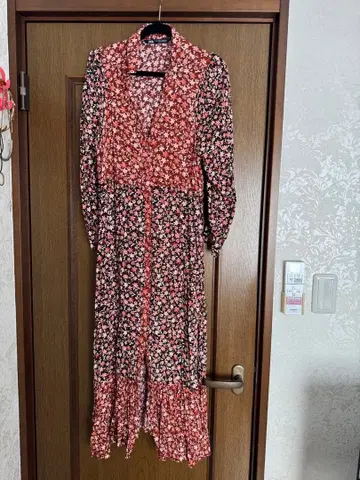 ZARA 미니 꽃무늬 셔츠 원피스