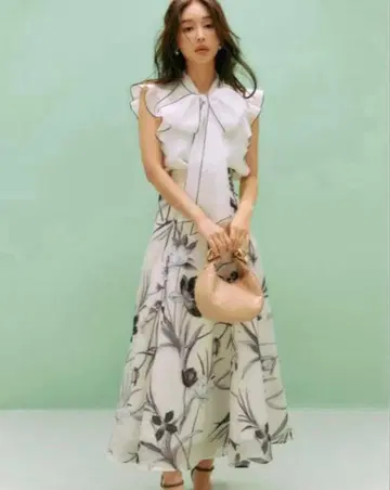 마이 스트라다 썸머 플라워 스커트