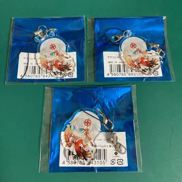 나침반 점프 아크릴 키링 오니가시키 우라