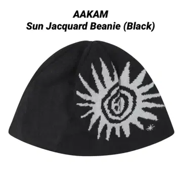 AAKAM Sun Jacquard Beanie (Black)