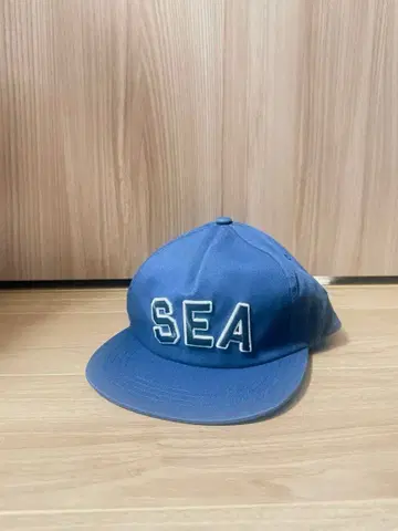 WIND AND SEA SEA 로고 캡 네이비 F