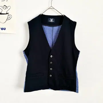 꼼 사 커뮨 베스트 체크 무늬 깔끔 캐주얼 성인 심플